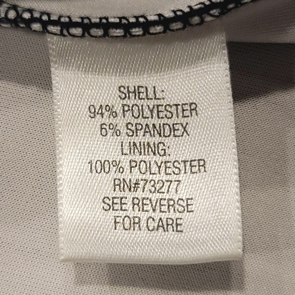 Apt. 9 Sleeveless Fit & Flare A-Line Dress Abstract Gray & Black Print SZ Medium - Picture 9 of 11